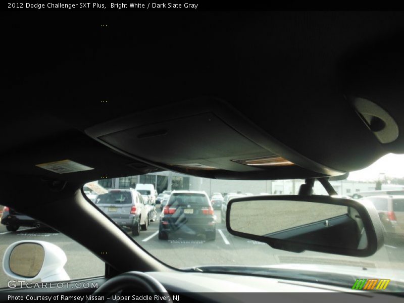Bright White / Dark Slate Gray 2012 Dodge Challenger SXT Plus