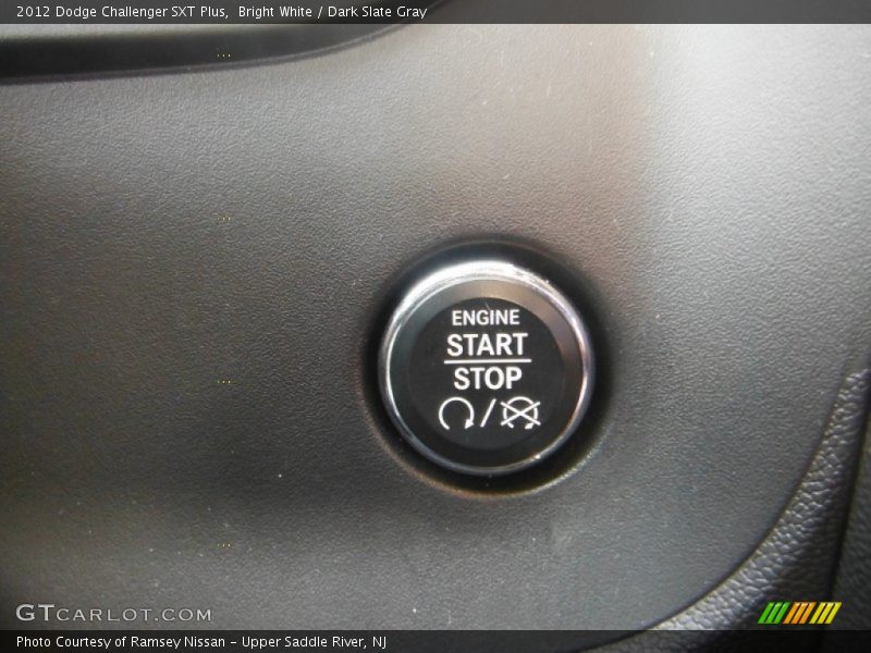 Bright White / Dark Slate Gray 2012 Dodge Challenger SXT Plus