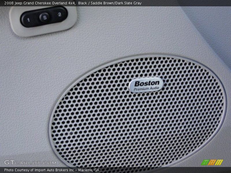Black / Saddle Brown/Dark Slate Gray 2008 Jeep Grand Cherokee Overland 4x4