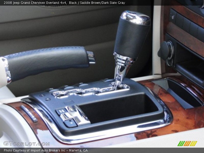 Black / Saddle Brown/Dark Slate Gray 2008 Jeep Grand Cherokee Overland 4x4