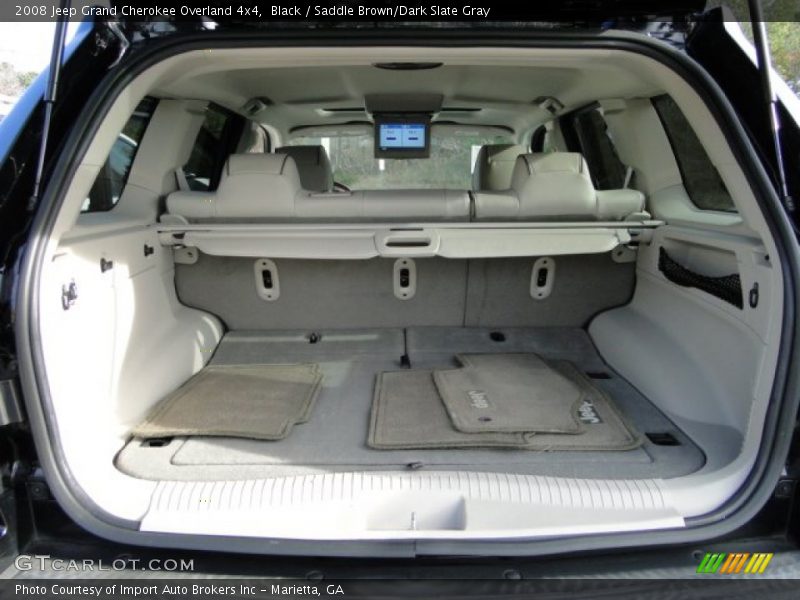 Black / Saddle Brown/Dark Slate Gray 2008 Jeep Grand Cherokee Overland 4x4
