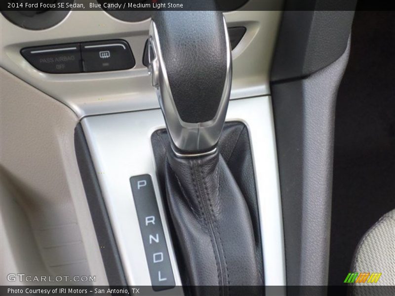 Blue Candy / Medium Light Stone 2014 Ford Focus SE Sedan