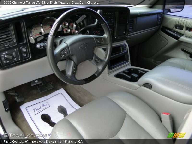 Silver Birch Metallic / Gray/Dark Charcoal 2006 Chevrolet Tahoe LT