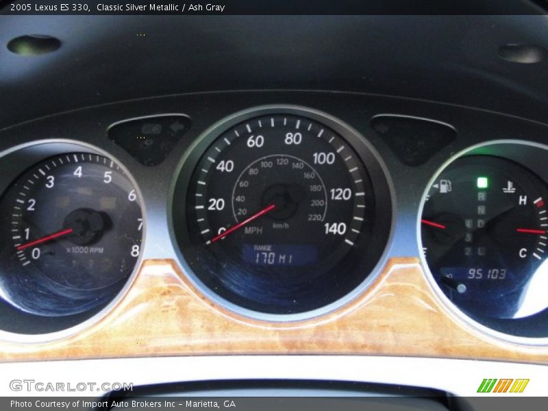 Classic Silver Metallic / Ash Gray 2005 Lexus ES 330