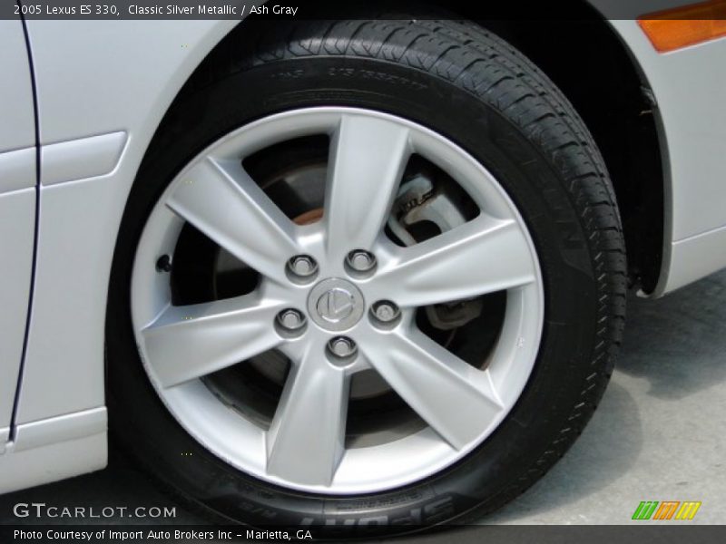 Classic Silver Metallic / Ash Gray 2005 Lexus ES 330