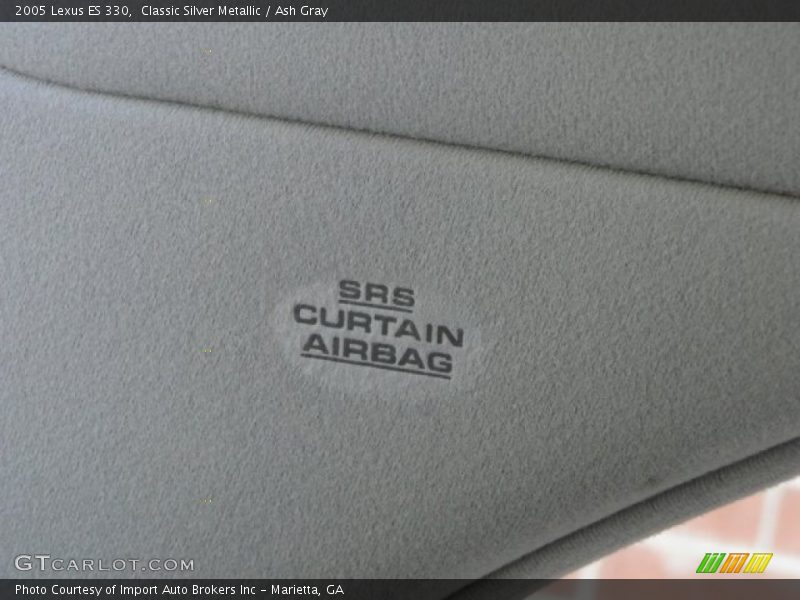 Classic Silver Metallic / Ash Gray 2005 Lexus ES 330