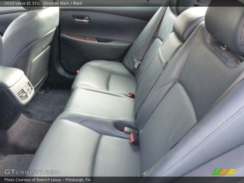 Obsidian Black / Black 2010 Lexus ES 350
