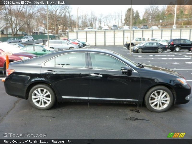 Obsidian Black / Black 2010 Lexus ES 350