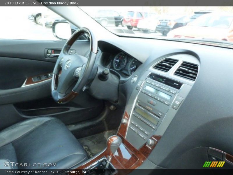 Obsidian Black / Black 2010 Lexus ES 350