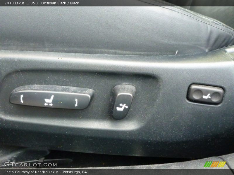Obsidian Black / Black 2010 Lexus ES 350