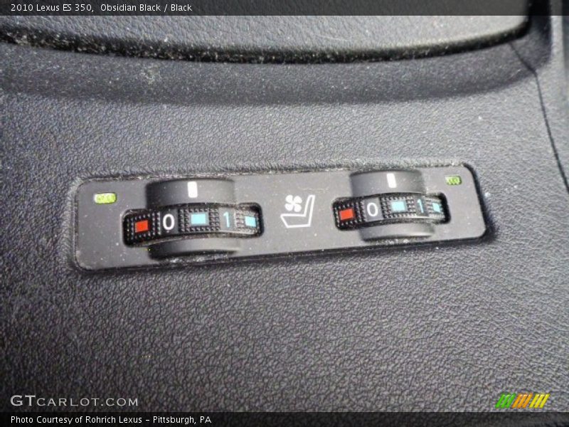 Obsidian Black / Black 2010 Lexus ES 350
