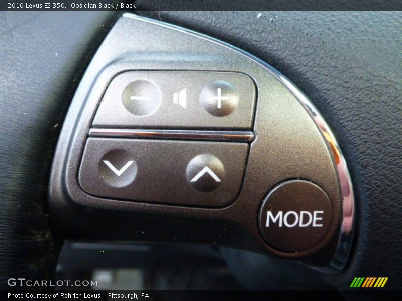 Obsidian Black / Black 2010 Lexus ES 350