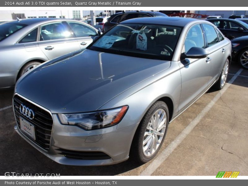 Quartz Gray Metallic / Titanium Gray 2014 Audi A6 3.0 TDI quattro Sedan