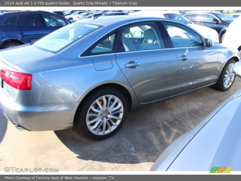 Quartz Gray Metallic / Titanium Gray 2014 Audi A6 3.0 TDI quattro Sedan