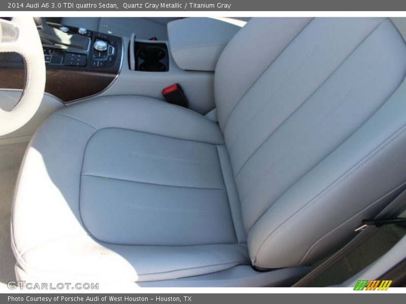 Quartz Gray Metallic / Titanium Gray 2014 Audi A6 3.0 TDI quattro Sedan