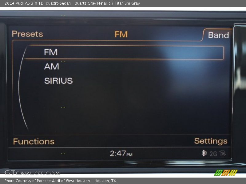 Quartz Gray Metallic / Titanium Gray 2014 Audi A6 3.0 TDI quattro Sedan