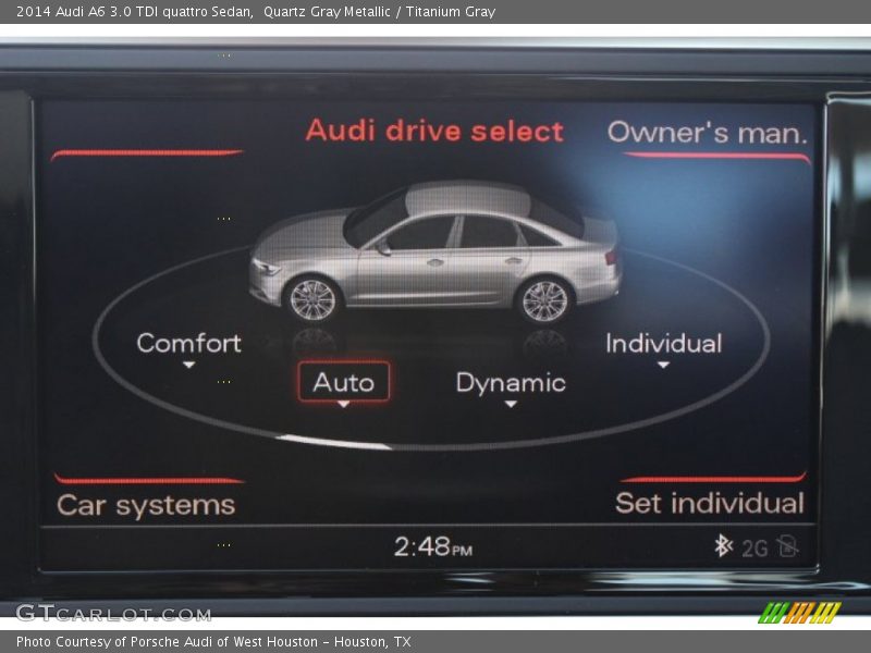 Quartz Gray Metallic / Titanium Gray 2014 Audi A6 3.0 TDI quattro Sedan