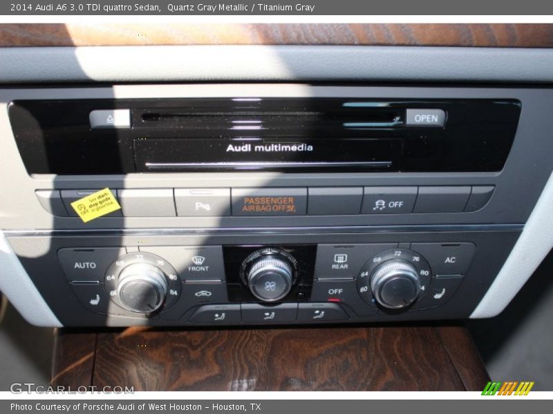 Quartz Gray Metallic / Titanium Gray 2014 Audi A6 3.0 TDI quattro Sedan