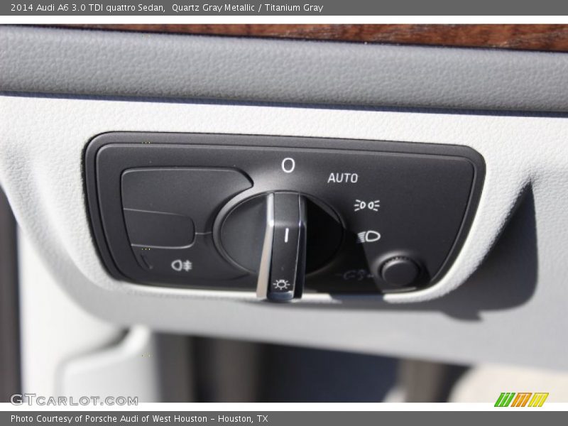 Quartz Gray Metallic / Titanium Gray 2014 Audi A6 3.0 TDI quattro Sedan