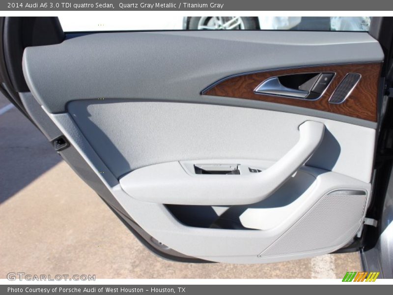 Quartz Gray Metallic / Titanium Gray 2014 Audi A6 3.0 TDI quattro Sedan