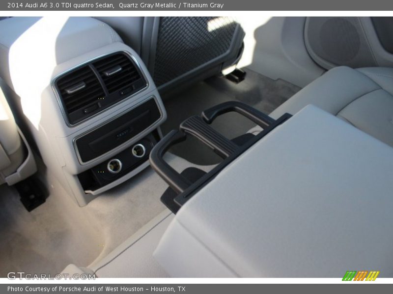 Quartz Gray Metallic / Titanium Gray 2014 Audi A6 3.0 TDI quattro Sedan