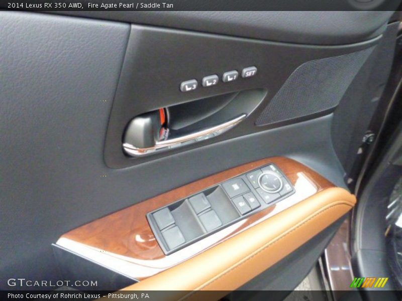 Fire Agate Pearl / Saddle Tan 2014 Lexus RX 350 AWD