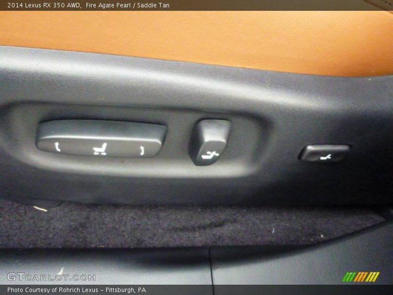 Fire Agate Pearl / Saddle Tan 2014 Lexus RX 350 AWD