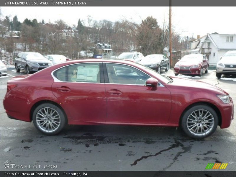 Riviera Red / Flaxen 2014 Lexus GS 350 AWD