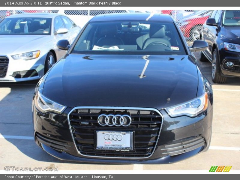 Phantom Black Pearl / Black 2014 Audi A6 3.0 TDI quattro Sedan