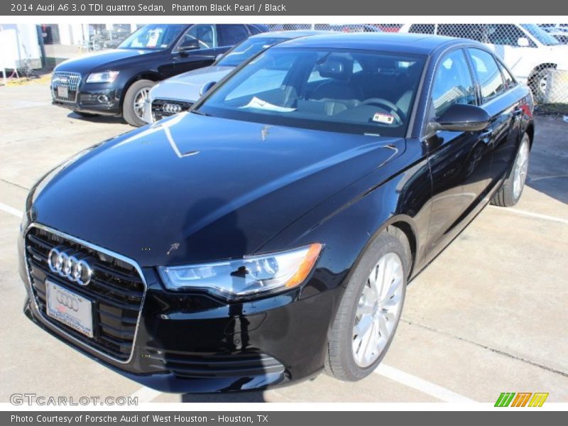 Phantom Black Pearl / Black 2014 Audi A6 3.0 TDI quattro Sedan