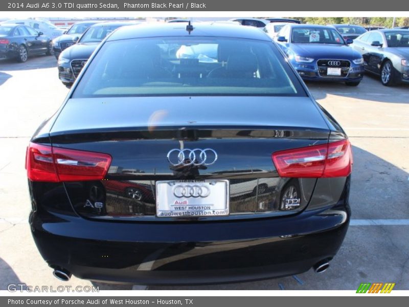 Phantom Black Pearl / Black 2014 Audi A6 3.0 TDI quattro Sedan
