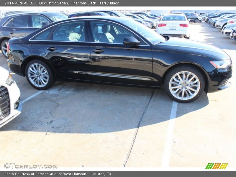 Phantom Black Pearl / Black 2014 Audi A6 3.0 TDI quattro Sedan
