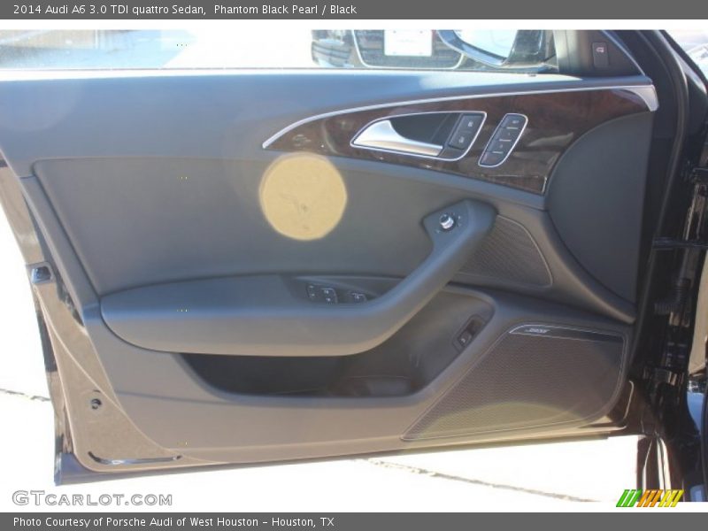 Phantom Black Pearl / Black 2014 Audi A6 3.0 TDI quattro Sedan