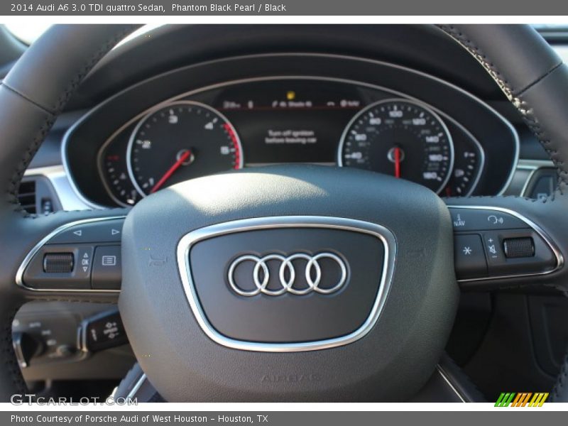 Phantom Black Pearl / Black 2014 Audi A6 3.0 TDI quattro Sedan