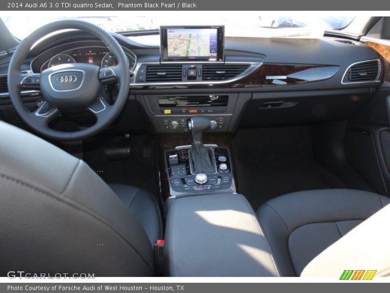 Phantom Black Pearl / Black 2014 Audi A6 3.0 TDI quattro Sedan
