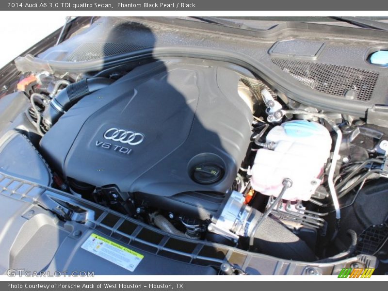 Phantom Black Pearl / Black 2014 Audi A6 3.0 TDI quattro Sedan