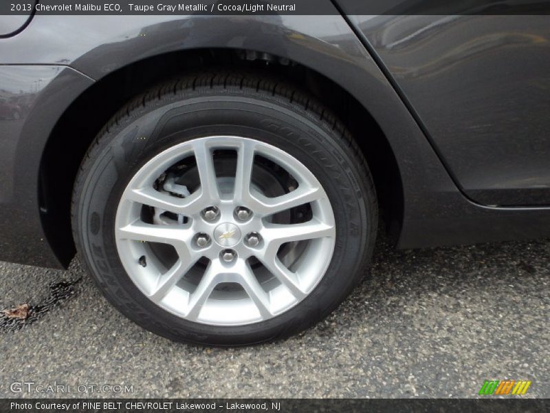 Taupe Gray Metallic / Cocoa/Light Neutral 2013 Chevrolet Malibu ECO