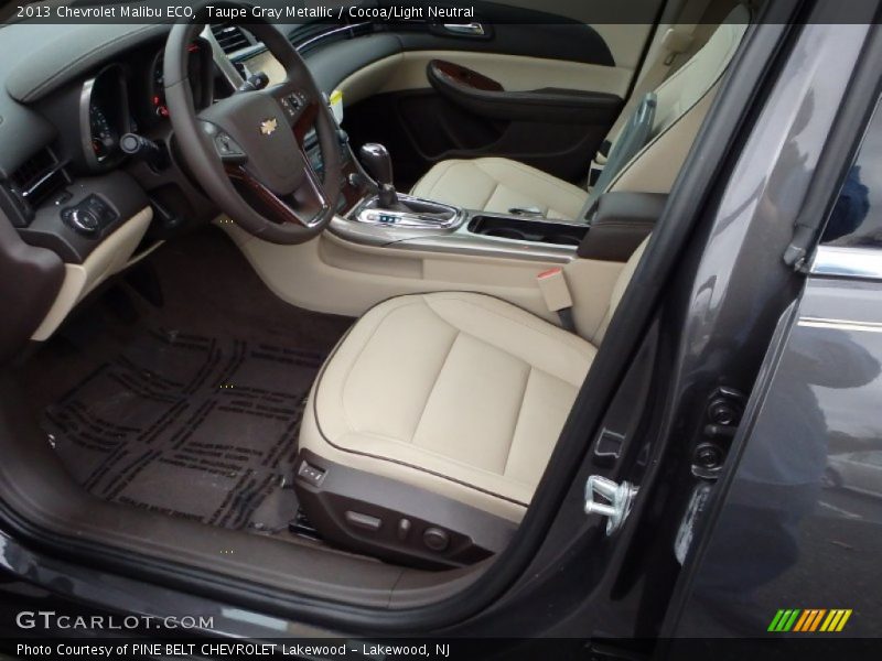 Taupe Gray Metallic / Cocoa/Light Neutral 2013 Chevrolet Malibu ECO