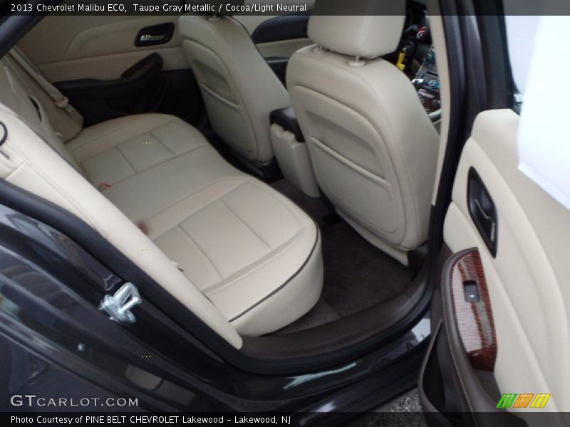 Taupe Gray Metallic / Cocoa/Light Neutral 2013 Chevrolet Malibu ECO