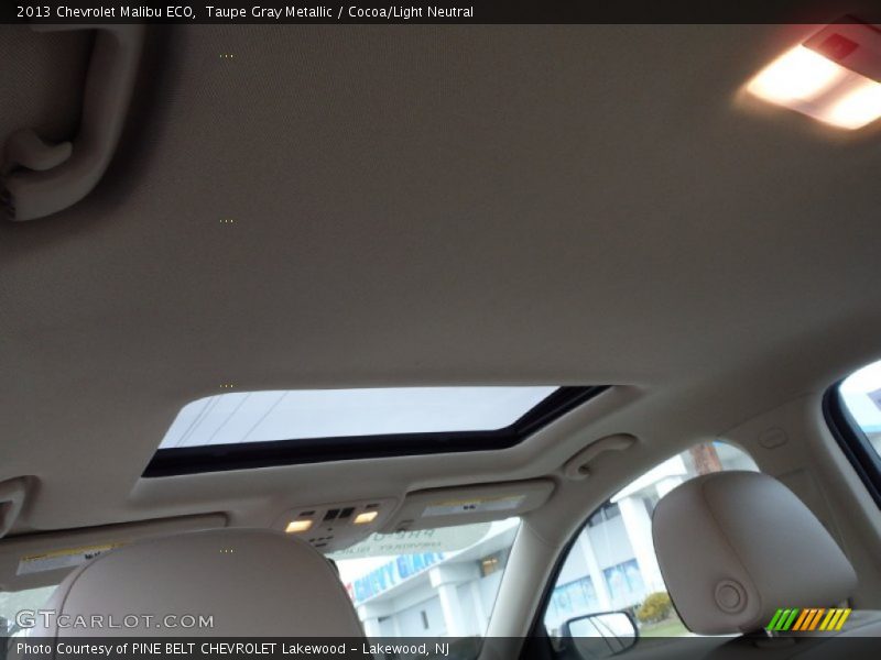 Taupe Gray Metallic / Cocoa/Light Neutral 2013 Chevrolet Malibu ECO