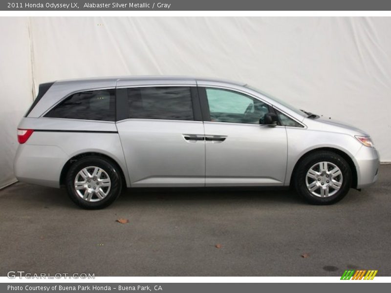 Alabaster Silver Metallic / Gray 2011 Honda Odyssey LX