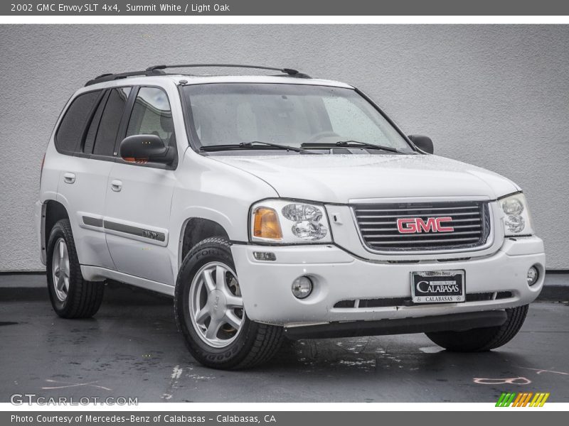 Summit White / Light Oak 2002 GMC Envoy SLT 4x4