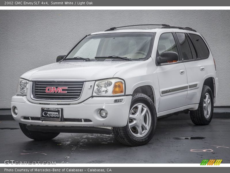Summit White / Light Oak 2002 GMC Envoy SLT 4x4