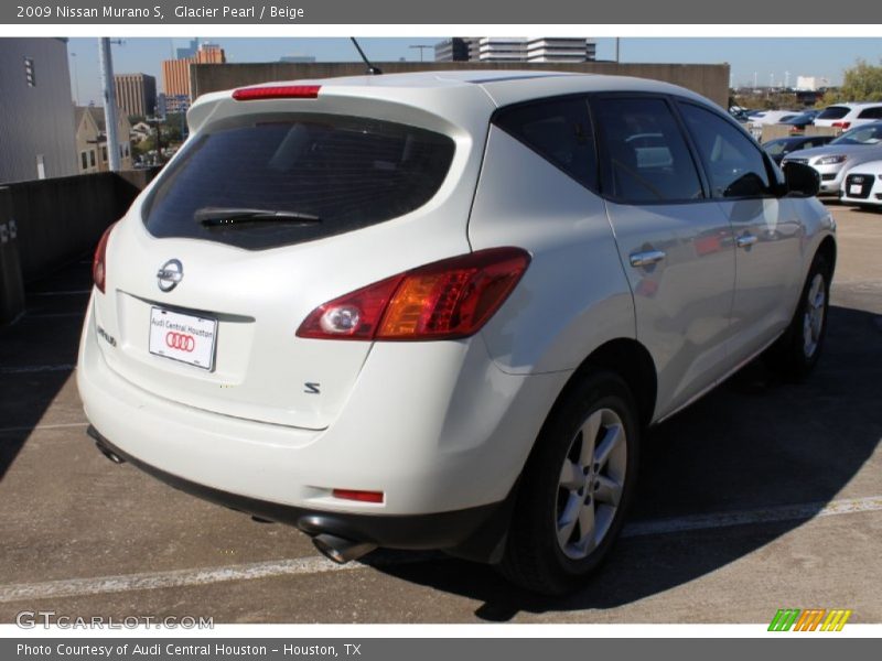 Glacier Pearl / Beige 2009 Nissan Murano S