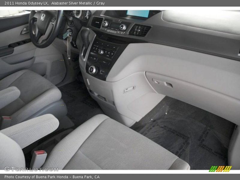 Alabaster Silver Metallic / Gray 2011 Honda Odyssey LX