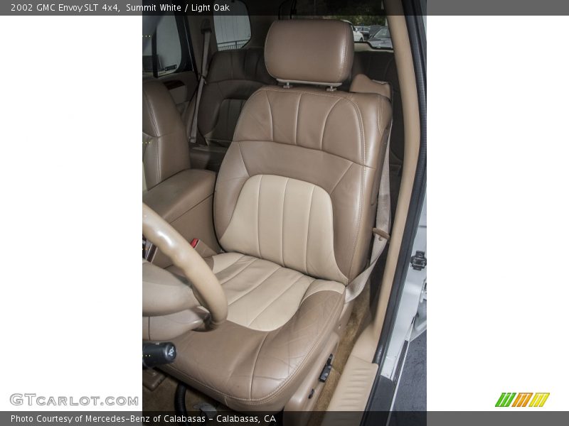 Summit White / Light Oak 2002 GMC Envoy SLT 4x4