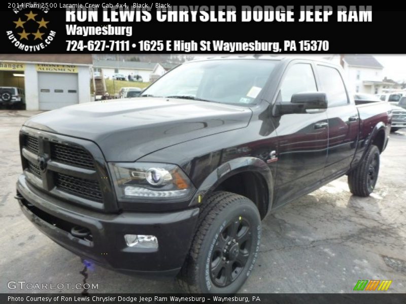 Black / Black 2014 Ram 2500 Laramie Crew Cab 4x4