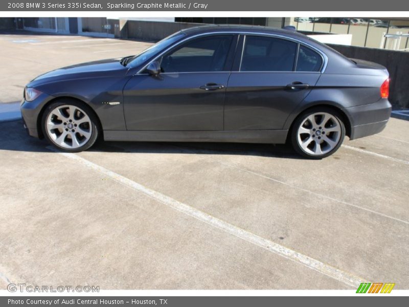 Sparkling Graphite Metallic / Gray 2008 BMW 3 Series 335i Sedan