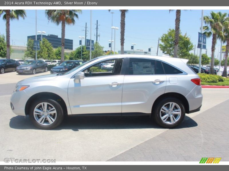 Silver Moon / Ebony 2014 Acura RDX Technology AWD