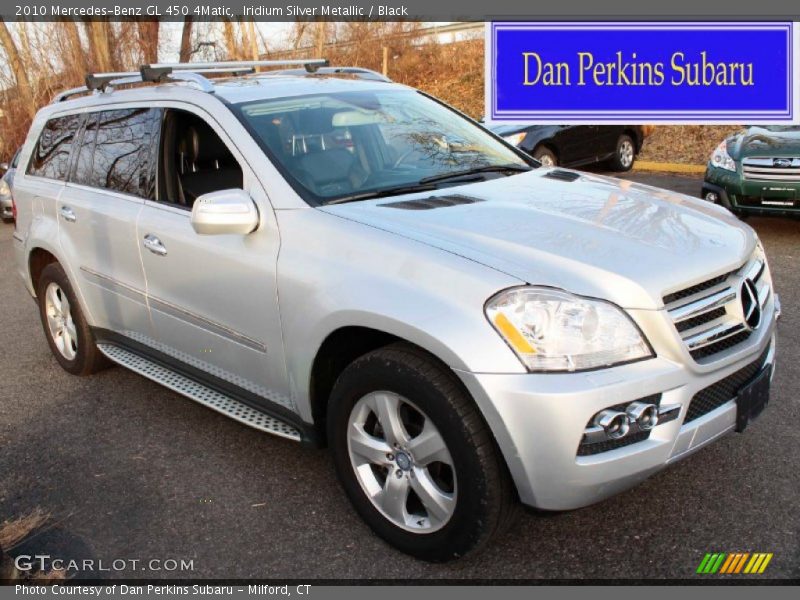 Iridium Silver Metallic / Black 2010 Mercedes-Benz GL 450 4Matic